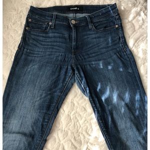 Express Skinny Jeans- Mid Rise